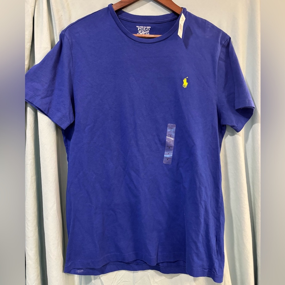 2 New Polo by Ralph Lauren Men's Blue T-Shirts - M